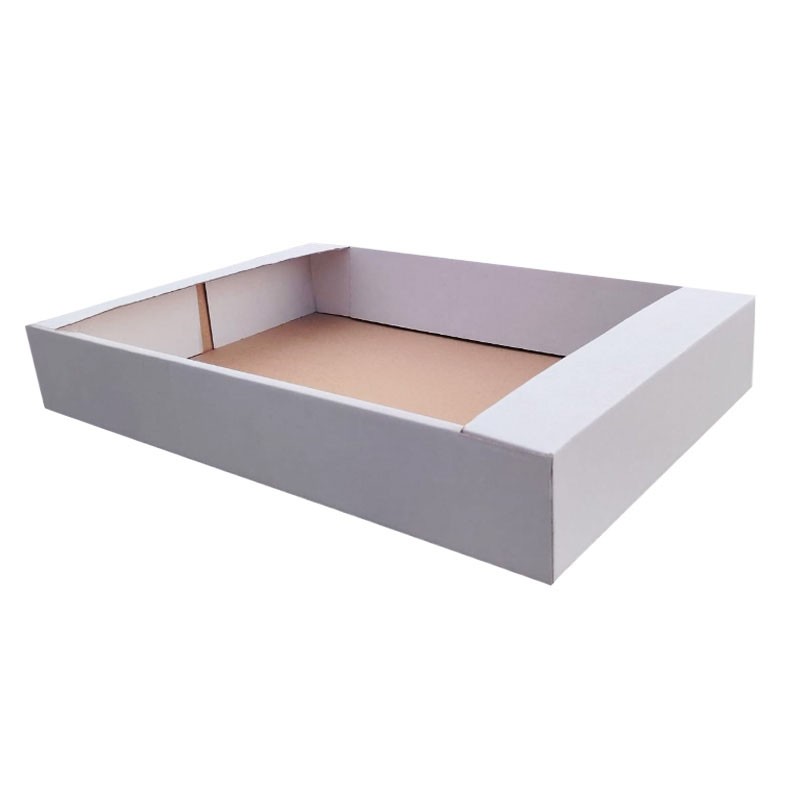 Tavita cu autoformare, carton alb microondul E 360 g, 383X270X62 mm - imagine 7